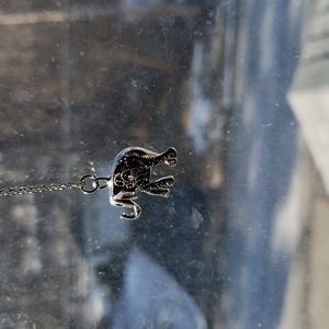 Silverstone Elephant Charm Necklace